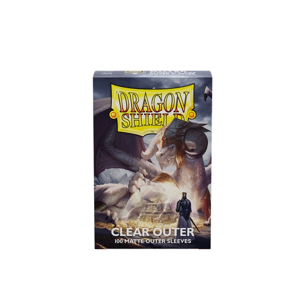 Dragon-Shield-matte-clear-outer-standard-size-100-Sleeves